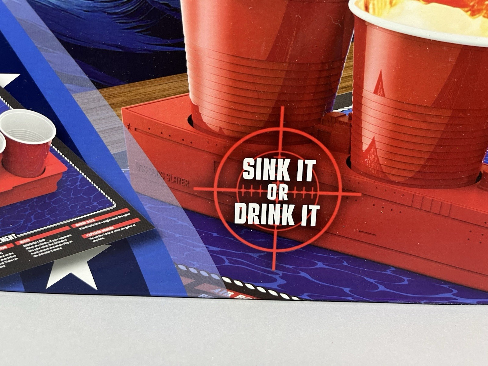 Beer Pong Battleship Battle Pong Tabletop Party Game USA 250 Limited Edition