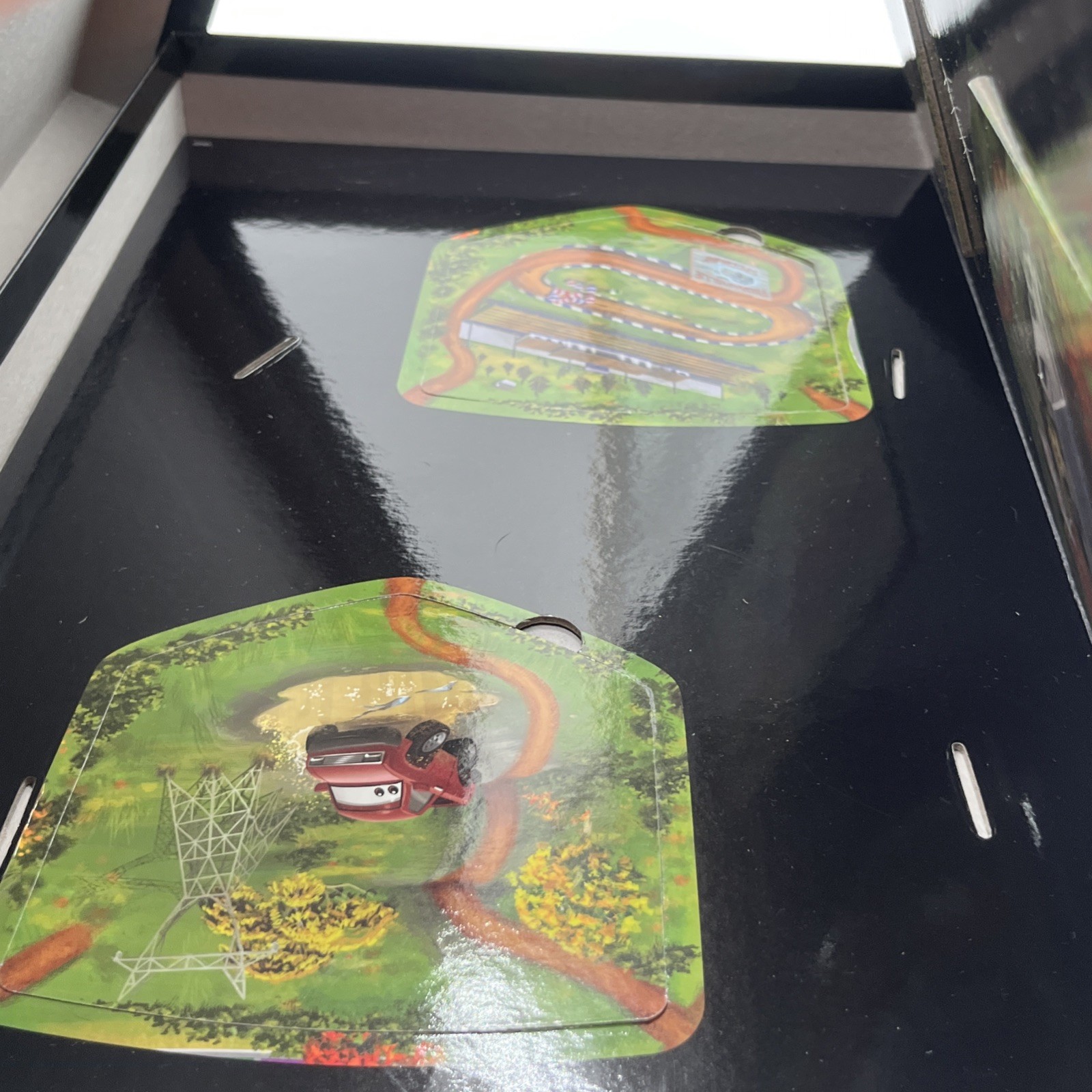 Disney Pixar Cars 3 Surprise Slides Lightning Fast Race Board Game
