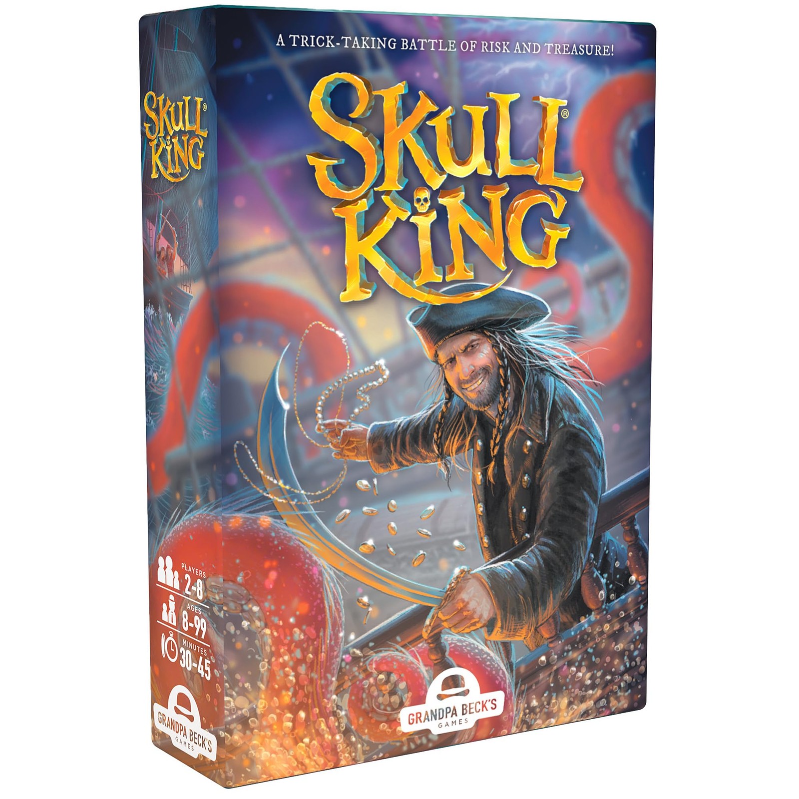 Grandpa Beck’s Games Skull King – The Ultimate Pirate Trick Taking Card White