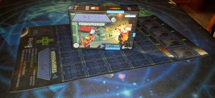 Incoming Transmission GAME WITH PLAYMAT cooperative sci-fi pixel boardgame