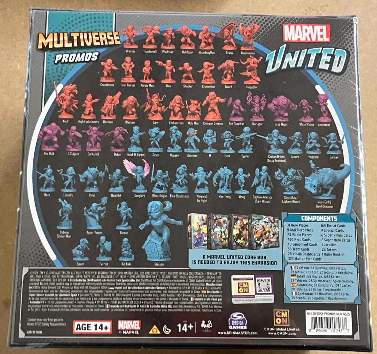 Marvel United Multiverse Promo Box (Kickstarter Exclusive) MUN-KS25