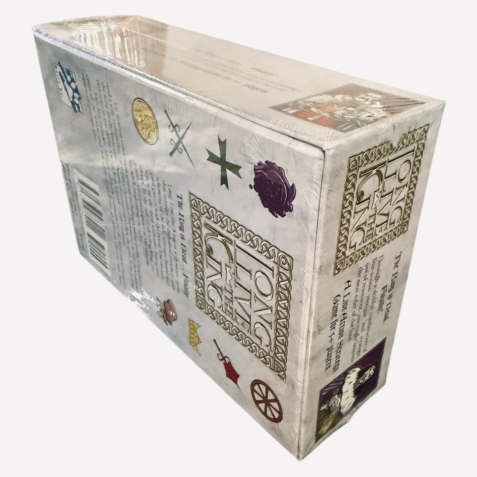 White Wolf Long Live the King Strategy Board Card Game – NEW