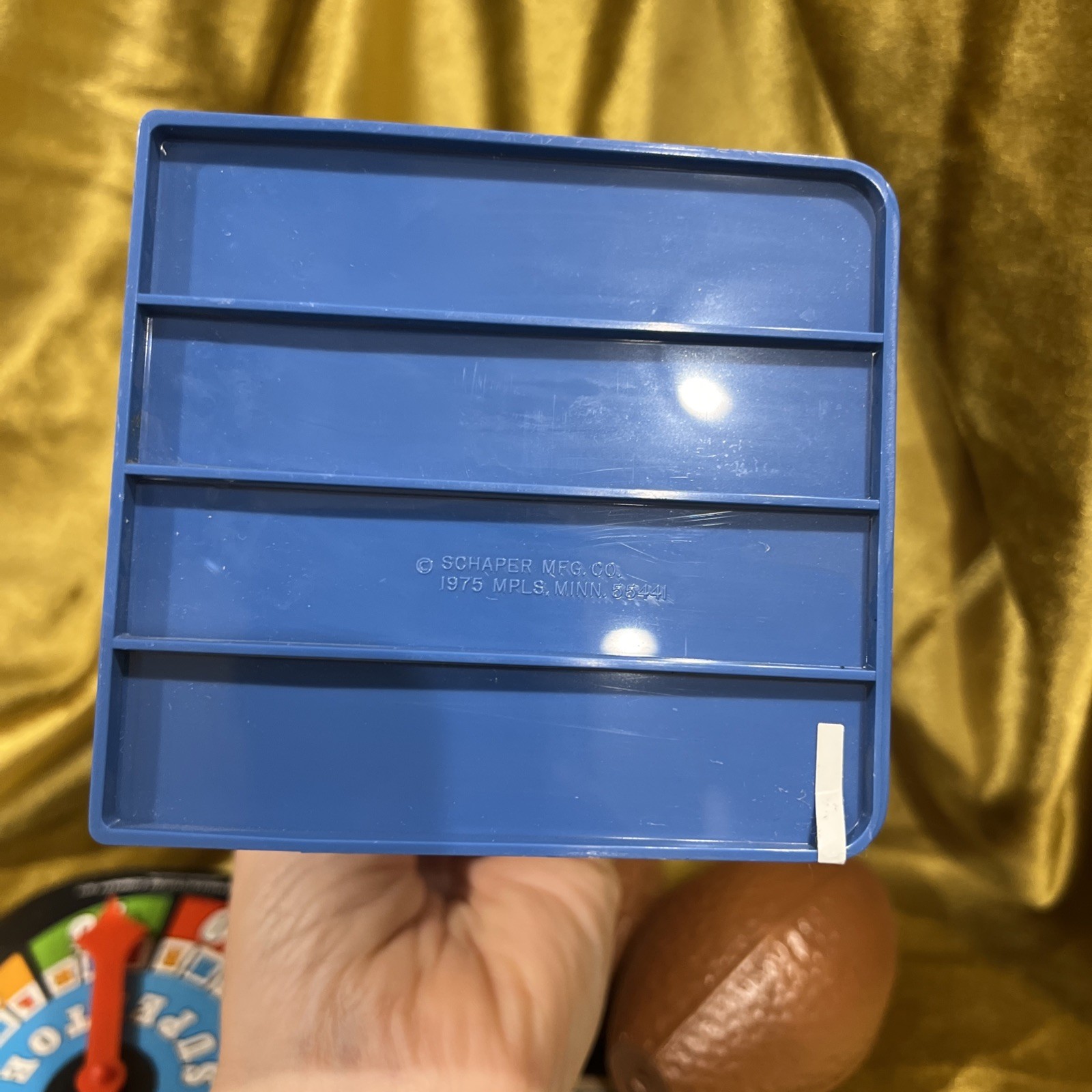 1975 Schaper SUPER TOE “Super Jock” Football Field Goal Kicking Game Pieces