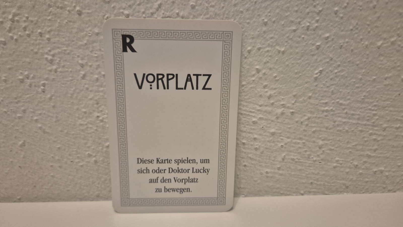Kill Doctor Lucky Pre Crime Board Game Replacement Parts: Playing Card R Forecourt