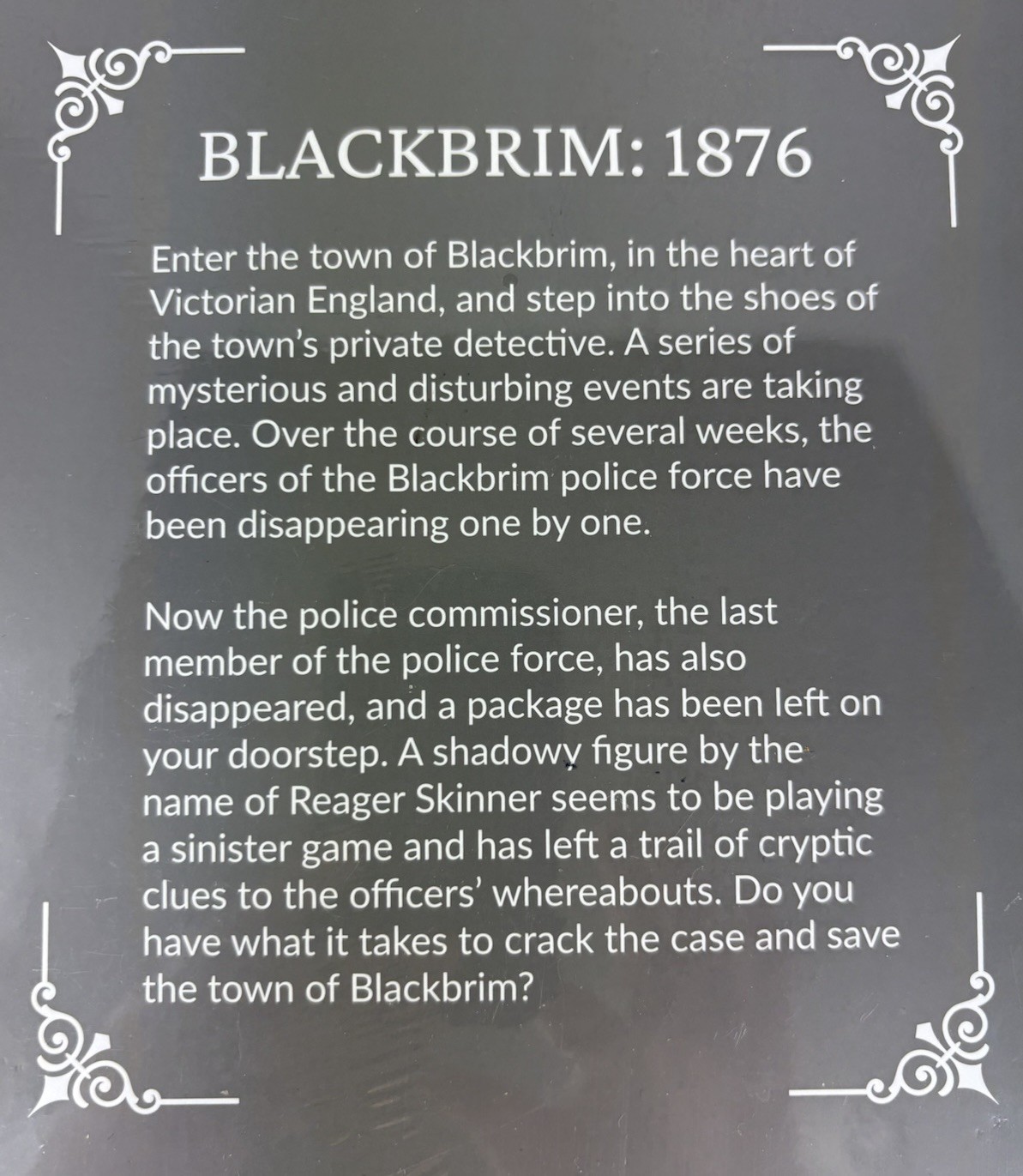 Puzzling Pursuits Blackbrim 1876 + Reagers Return + Origins &Ends 3 Game Trilogy