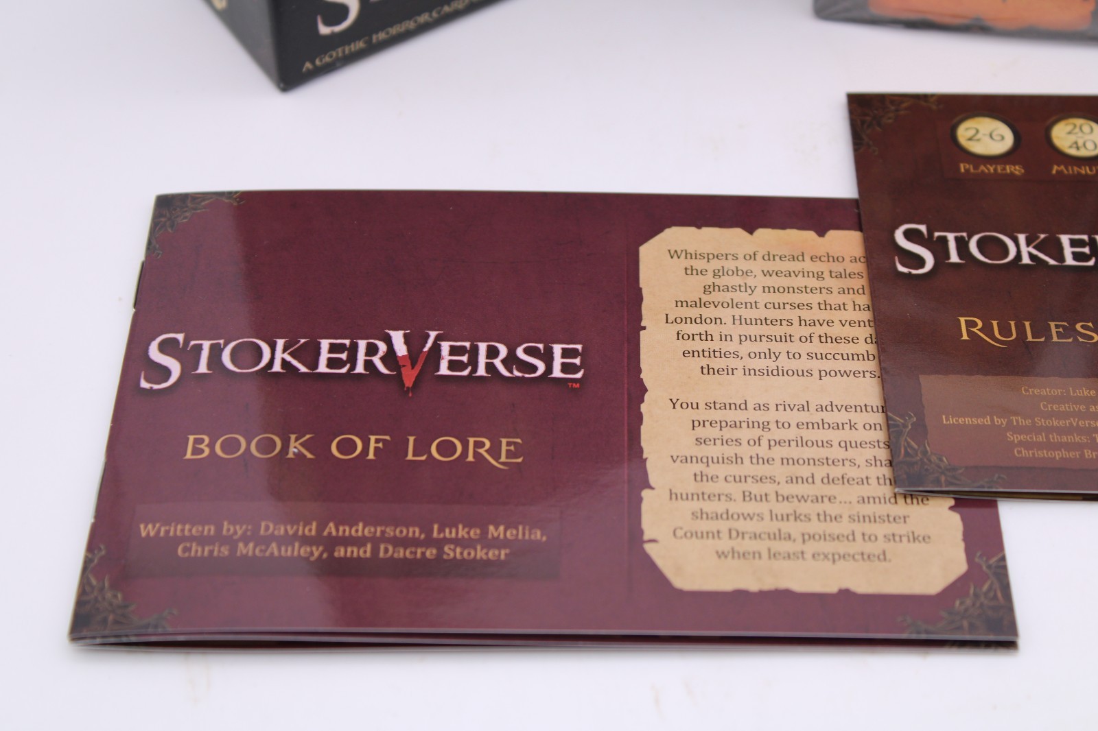 StokerVerse Card Game – Gothic horror game Bram Stoker NEW Sealed contents