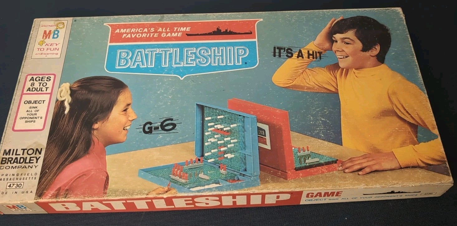 Vintage 1971 Milton Bradley Battleship Board Game #4730 SINK OPPONENTS SHIPS