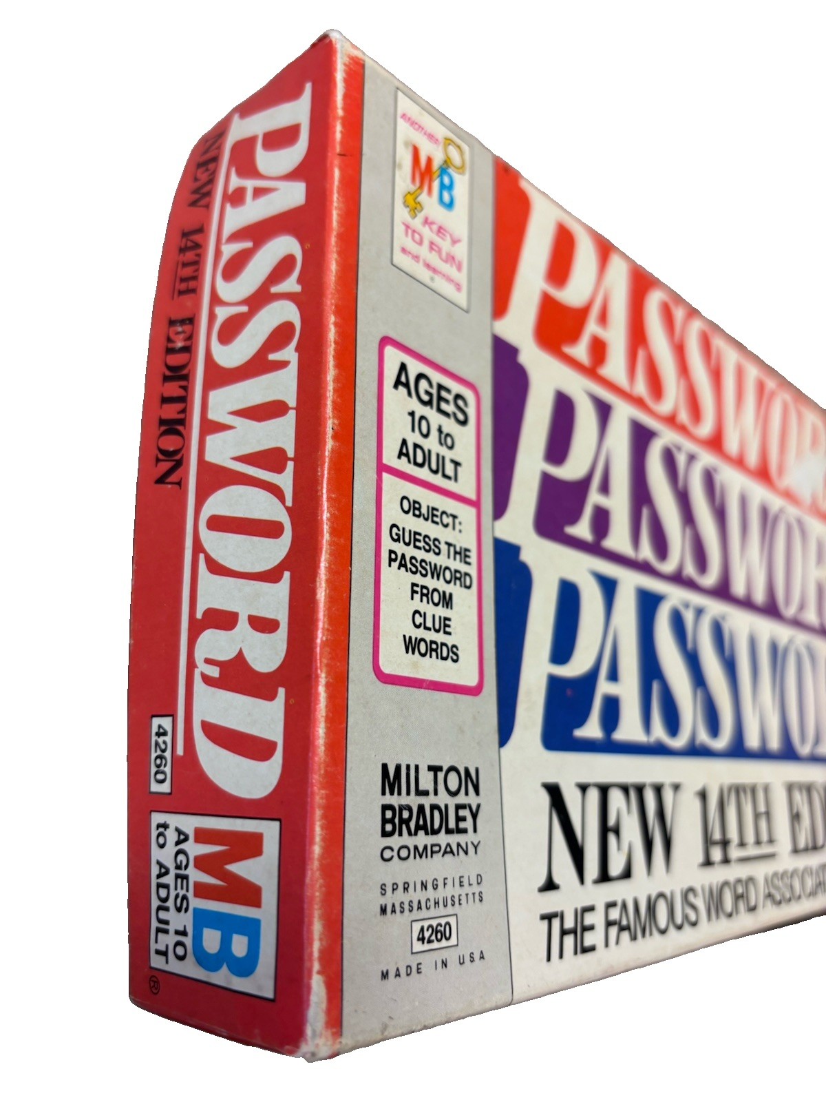 Milton Bradley Password 14th Edition Word Association Vintage Complete 1970