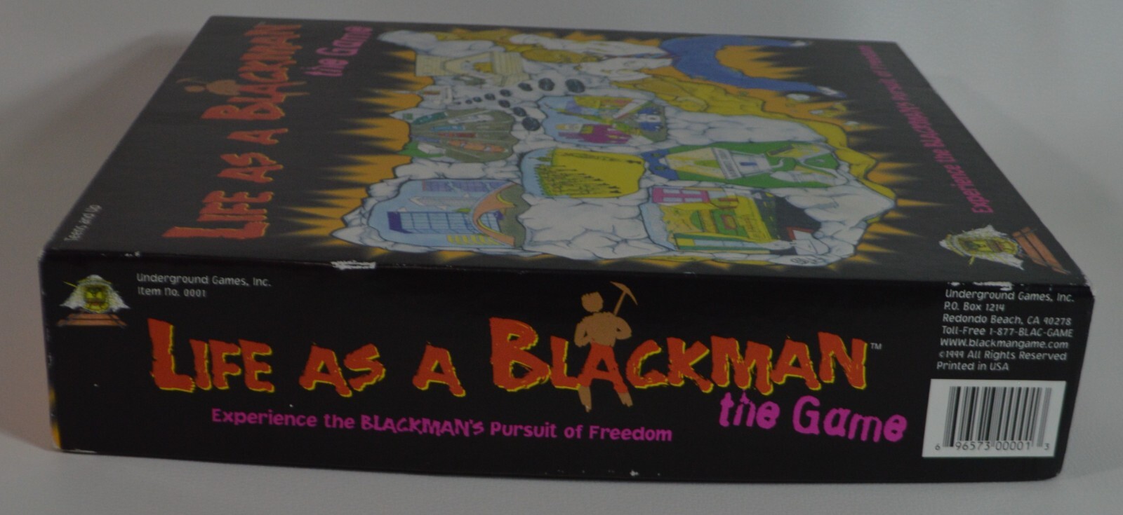 Vintage 1999 Board Game Life As A Blackman Autographed Chuck Sawyer RARE HTF