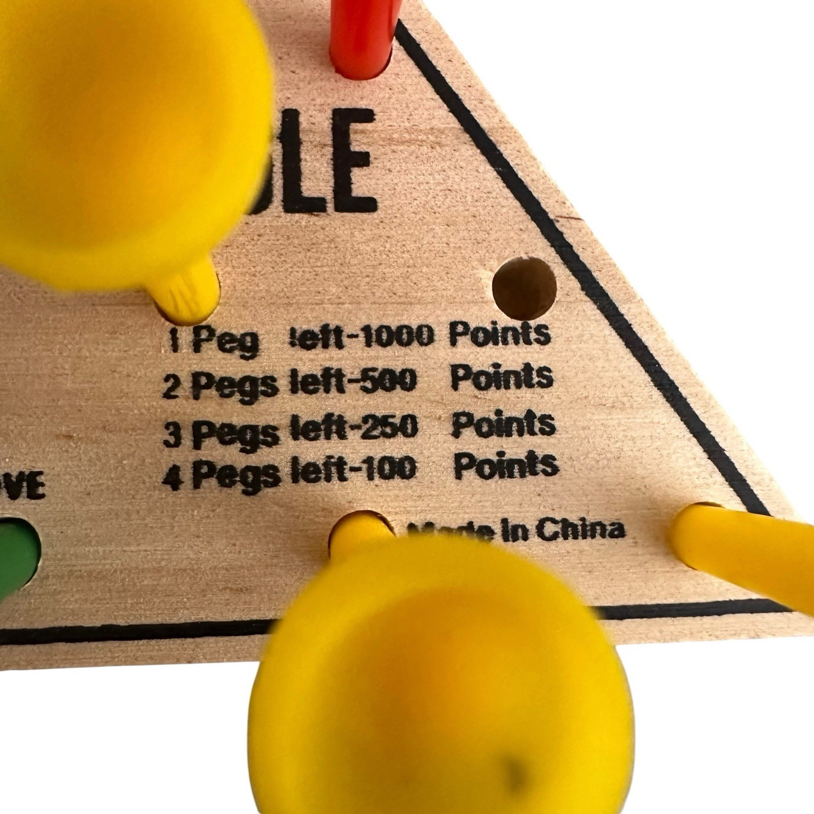 Portable Tricky Triangle Solitaire Game Engaging Strategy for Travelers