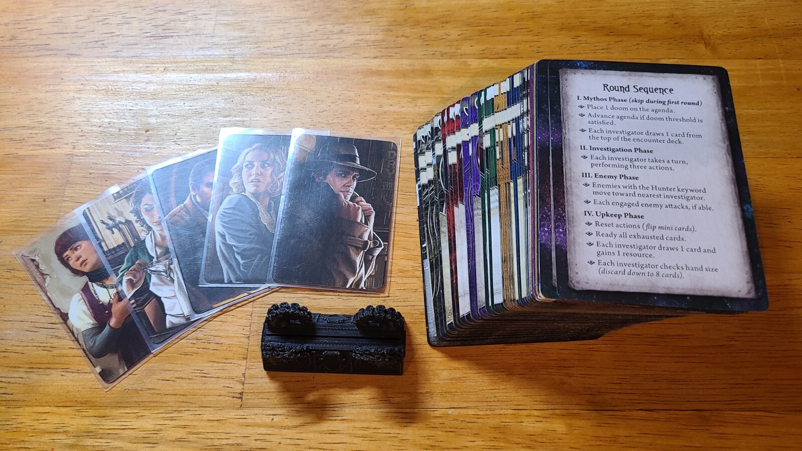 Arkham Horror: The Card Game – LCG – Core Set Player Cards, Mini Cards and Stand