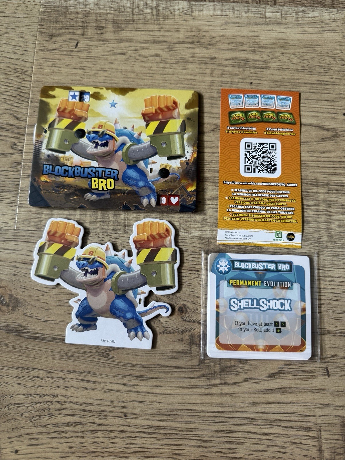 King of Tokyo / Blockbuster Bro Promo and Exclusive Evolution Mini Expansion