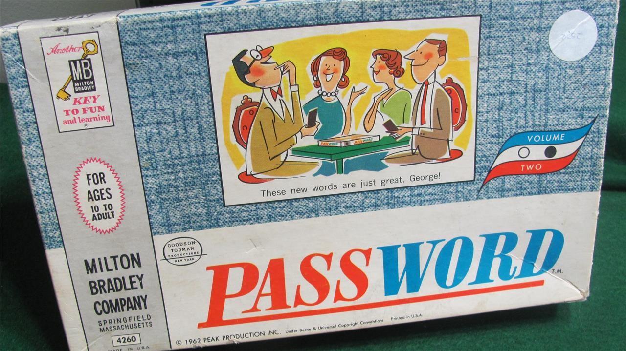 Password COMPLETE Games 1962 Word GAME 4260 MB Party Family