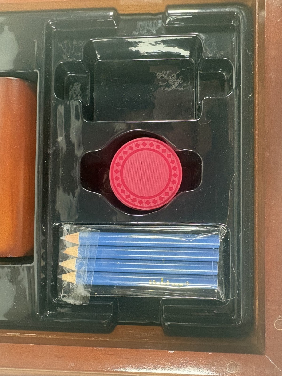 Yahtzee Game Vintage Collection Bookshelf Edition Wooden Box Complete Free Ship