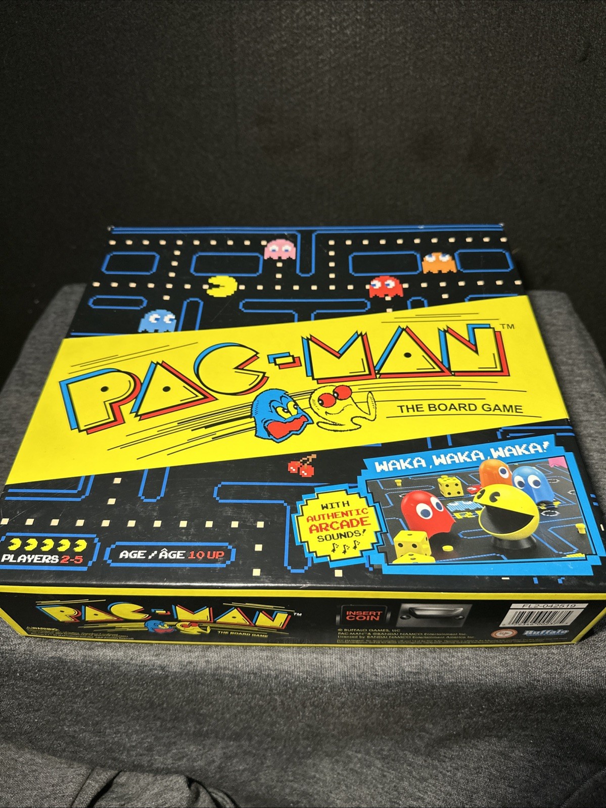 Buffalo Games Pac-Man Board Game Complete Authentic Arcade Sounds Retro Classic
