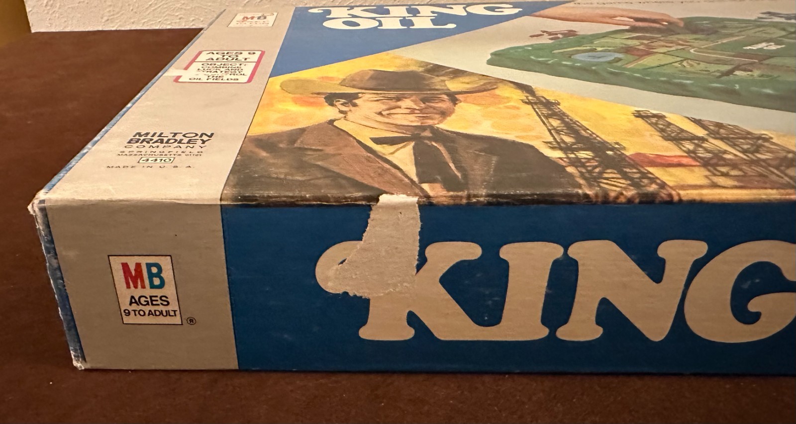 King Oil Board Game Milton Bradley 1974 Complete Vintage