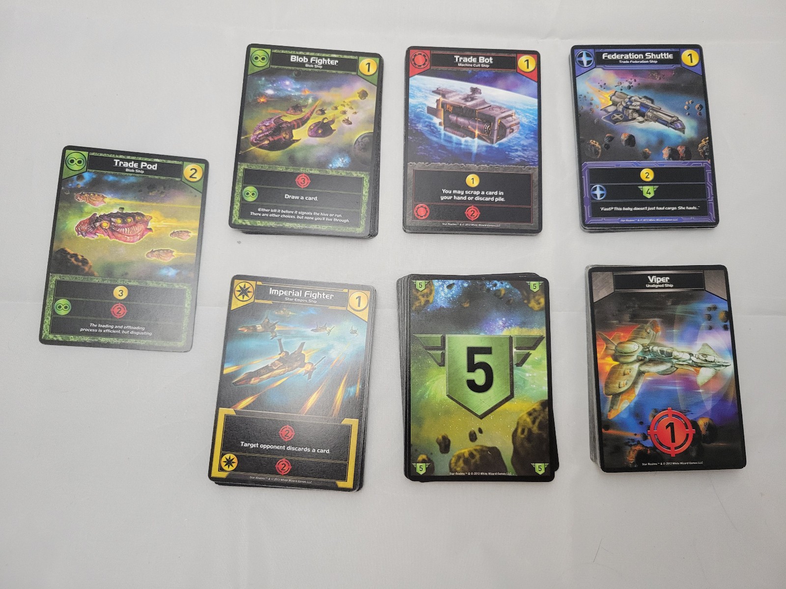 Star Realms Deckbuilding Card Game, plus Promo Cards and 2 Expansion Packs