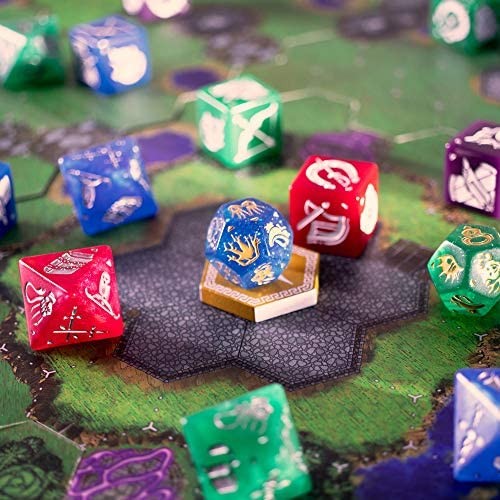 Board Game Dice Wars PVP Skirmish 2-4 Players Random Map Ages 14 and Up