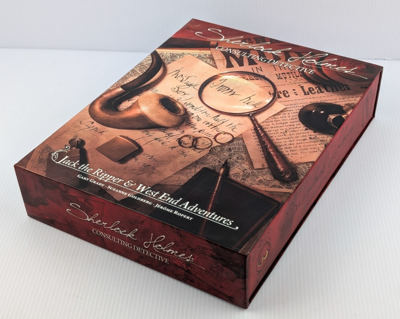 Sherlock Holmes Consulting Detective Jack the Ripper Board Game 100% COMPLETE