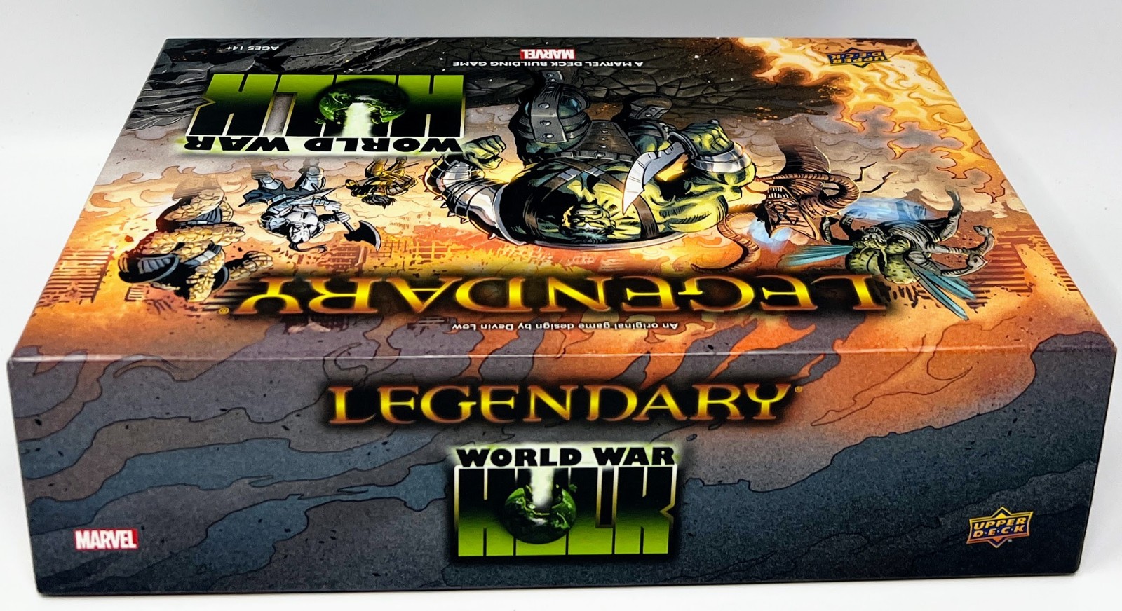 Upper Deck Legendary: World War Hulk Deck Building Game COMPLETE SLEEVED USED