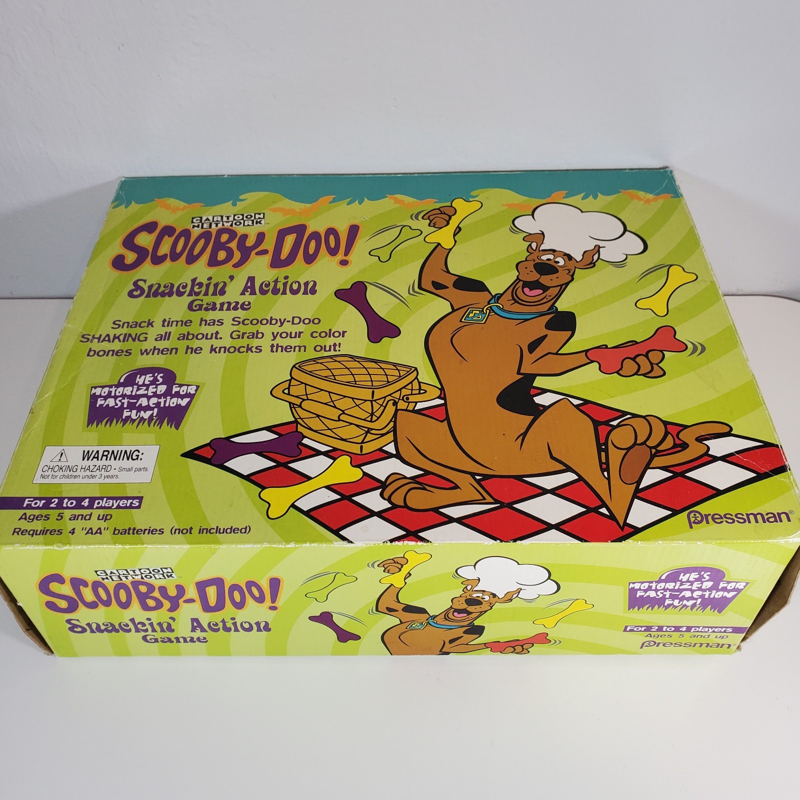 Scooby Doo Snackin Action Kids Board Game Cartoon Network Complete Tested Works