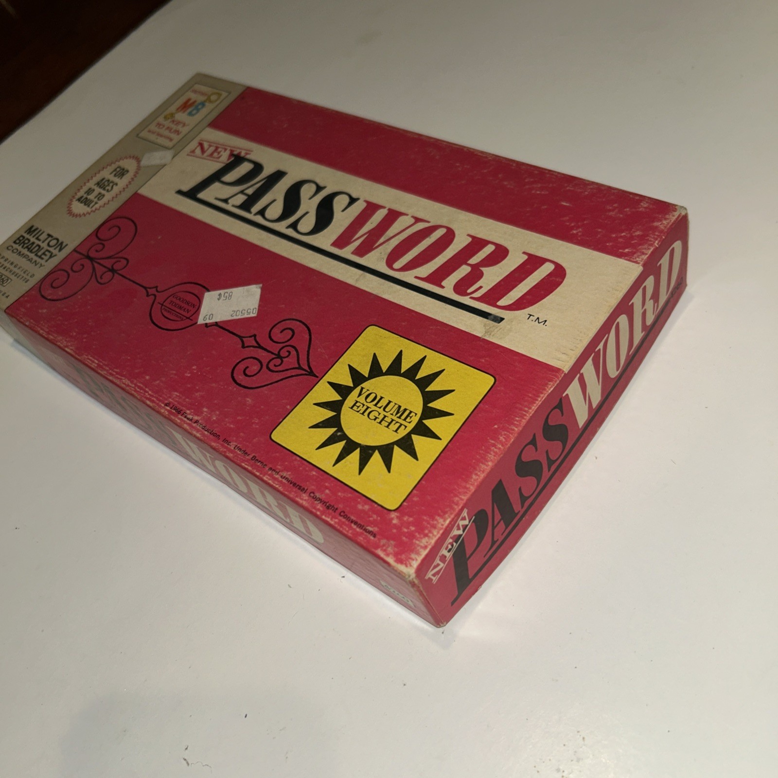 PASSWORD VOLUME EIGHT, 1962, MILTON BRADLEY GAME #4260, APPEARS COMPLETE