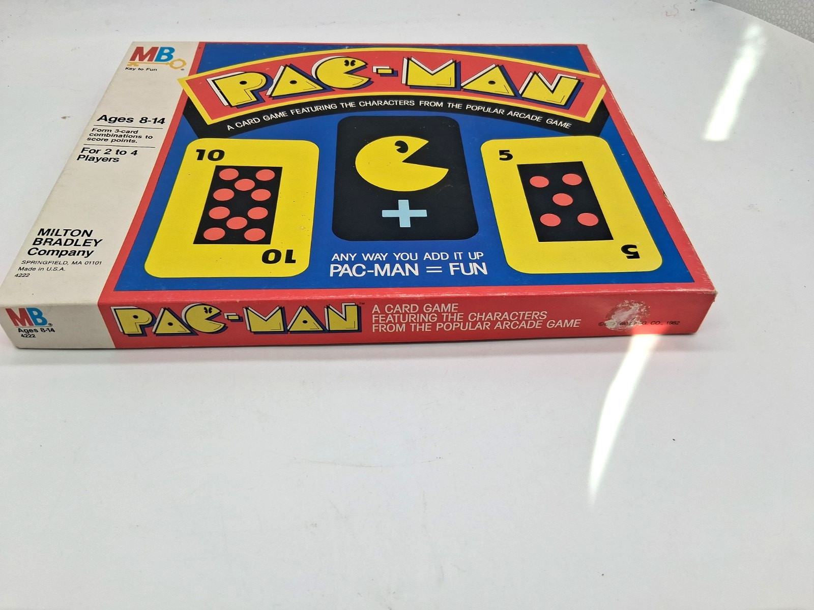 Vintage 1982 Pac-Man Card & Board Game Milton Bradley Complete Arcade Classic