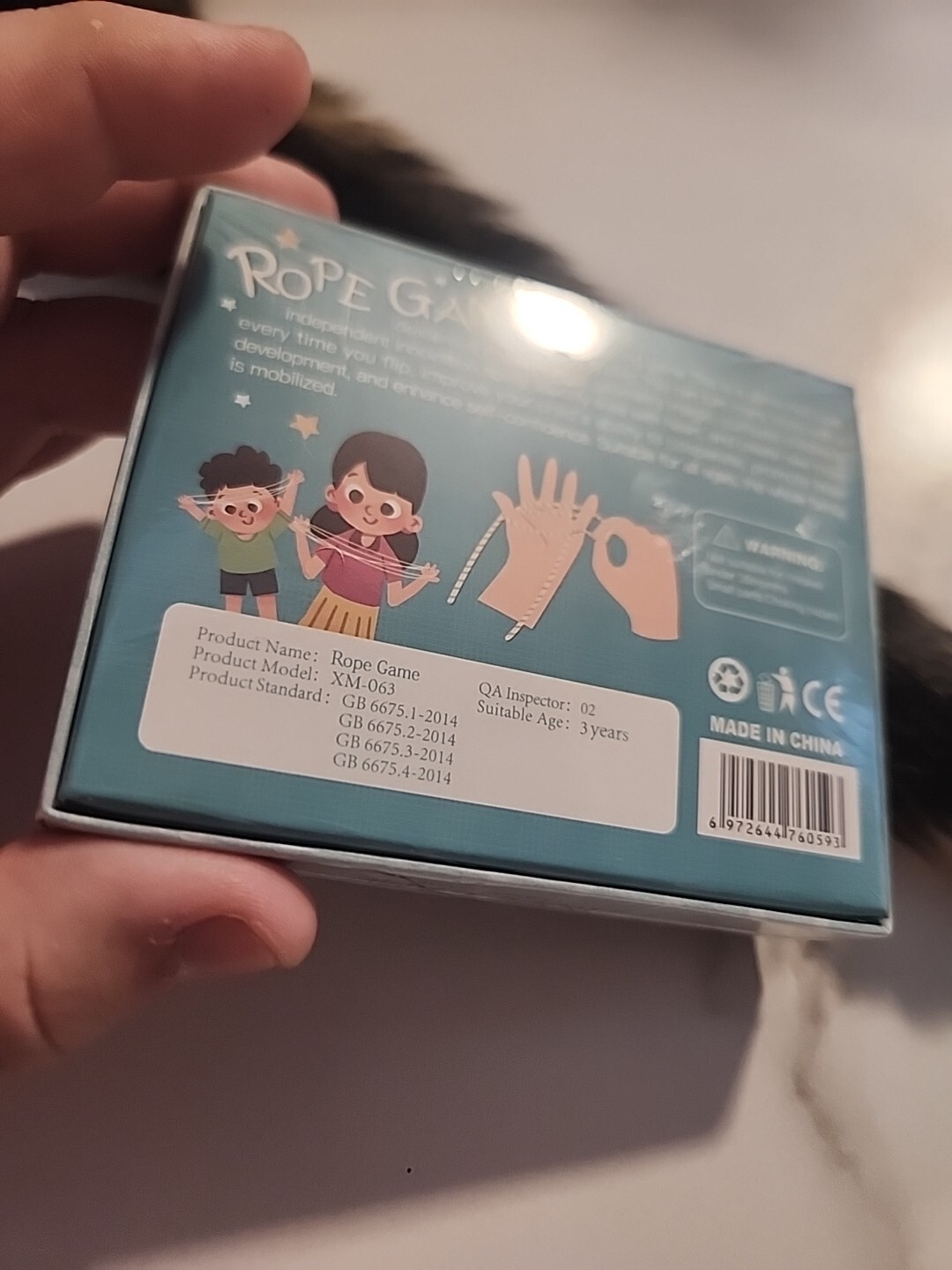 Rope Game, 3+ Years Educational Learning Toy Classic Finger Geometry Magic