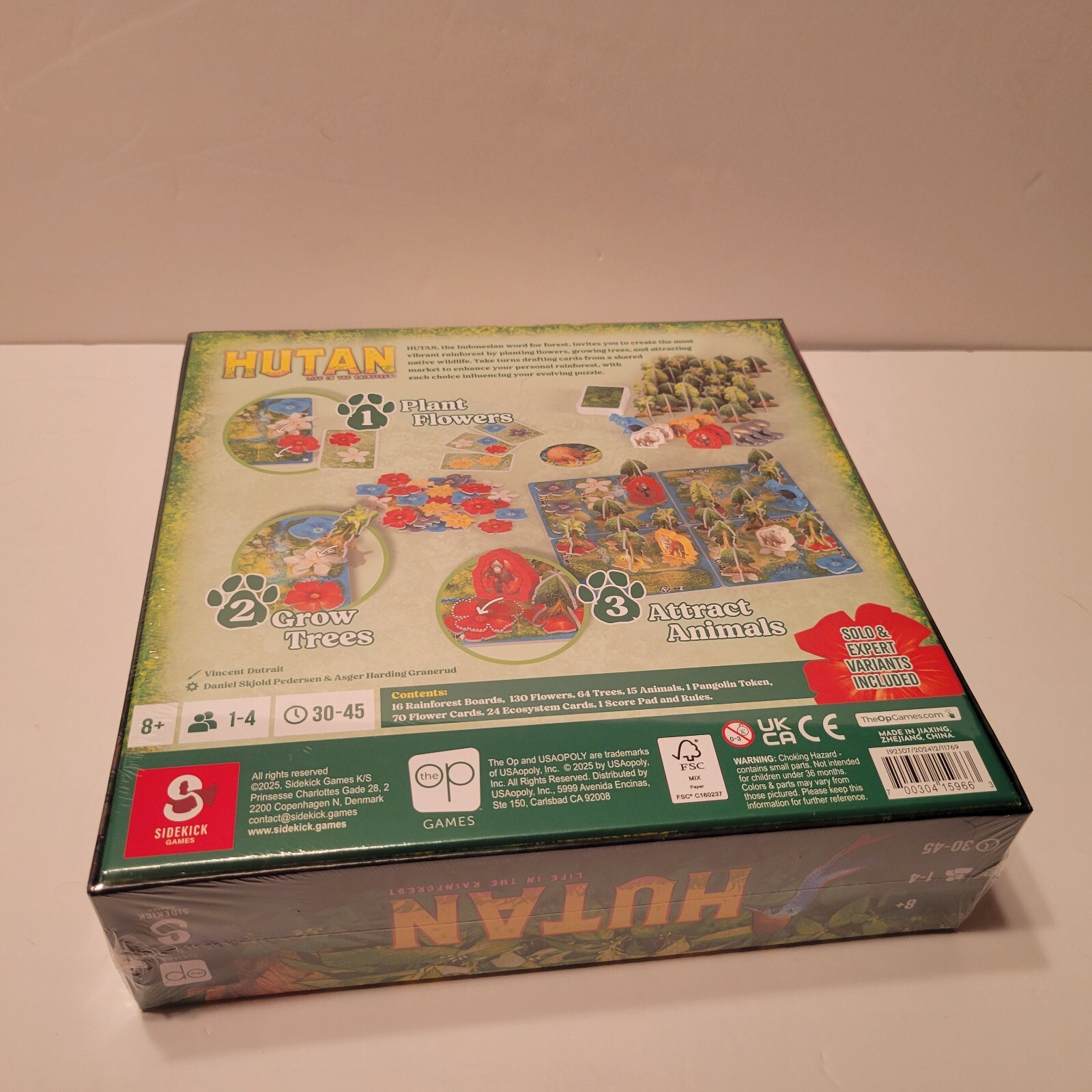 Hutan – Life in the Rainforest Board Game by The Op Games – New