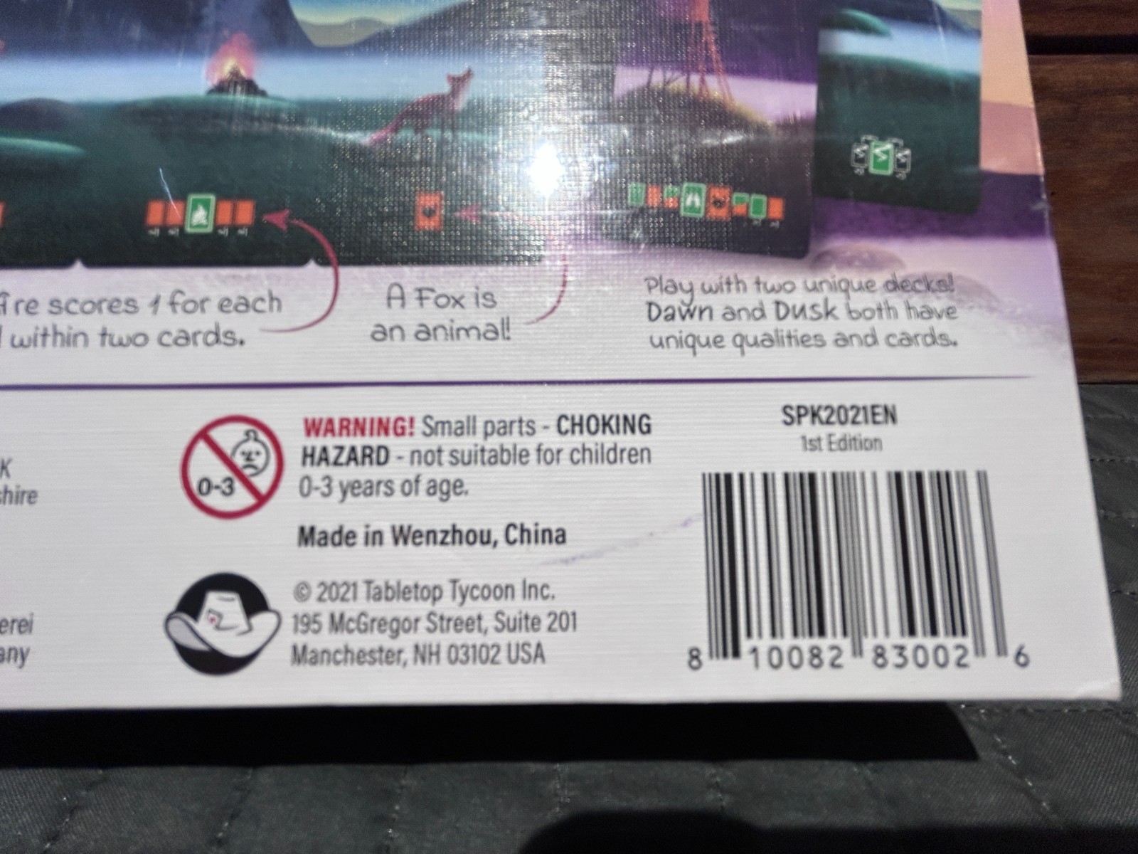 Panorama 2021 Spark Works Board game New In Box 1-6 Players Ages 8+ 20 Min game