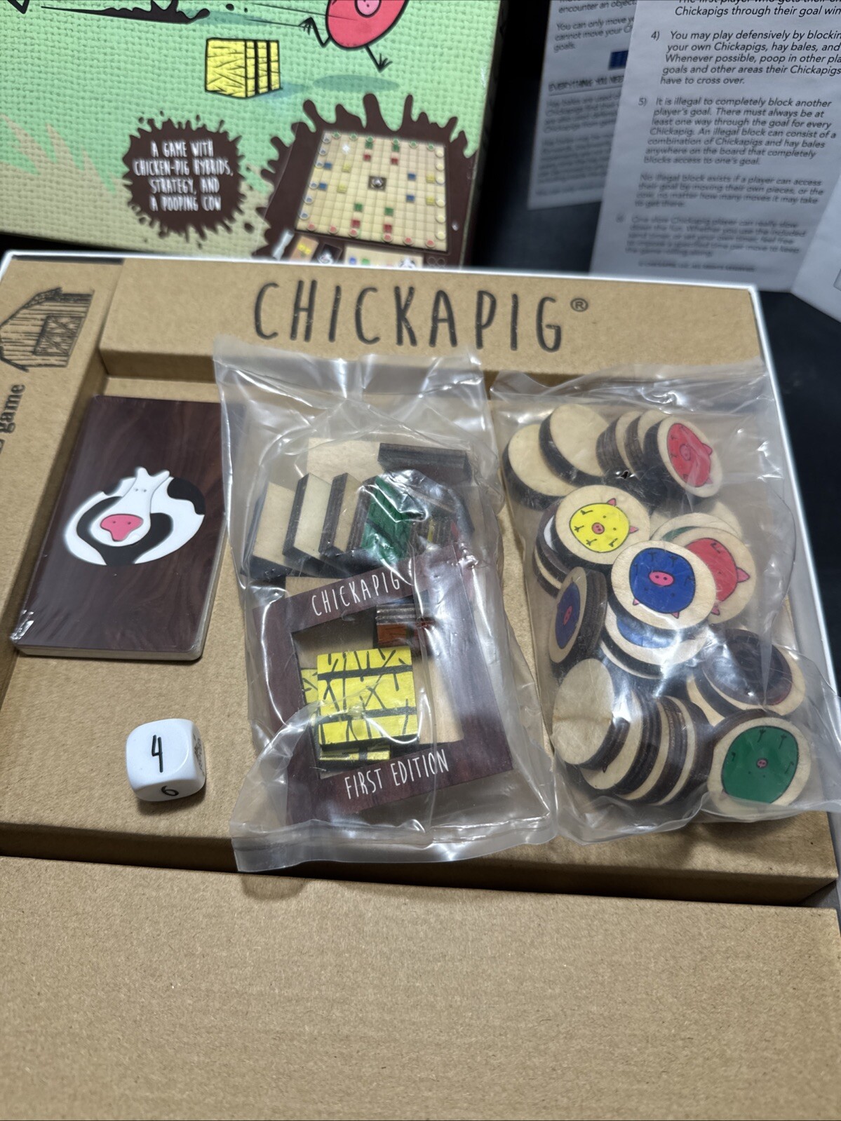 Chickapig Game Farm to Table Game. Complete. (Read)