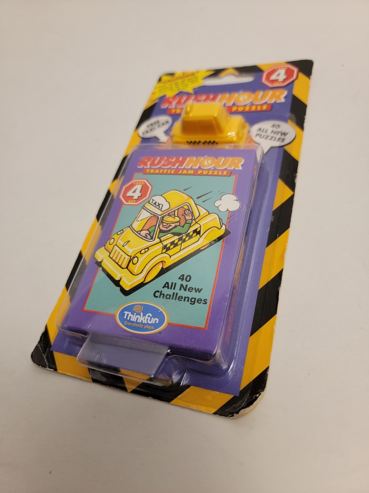 1999 Rush Hour Jam Card 4 Set 40 Cards & Car Sealed In Package Think Fun