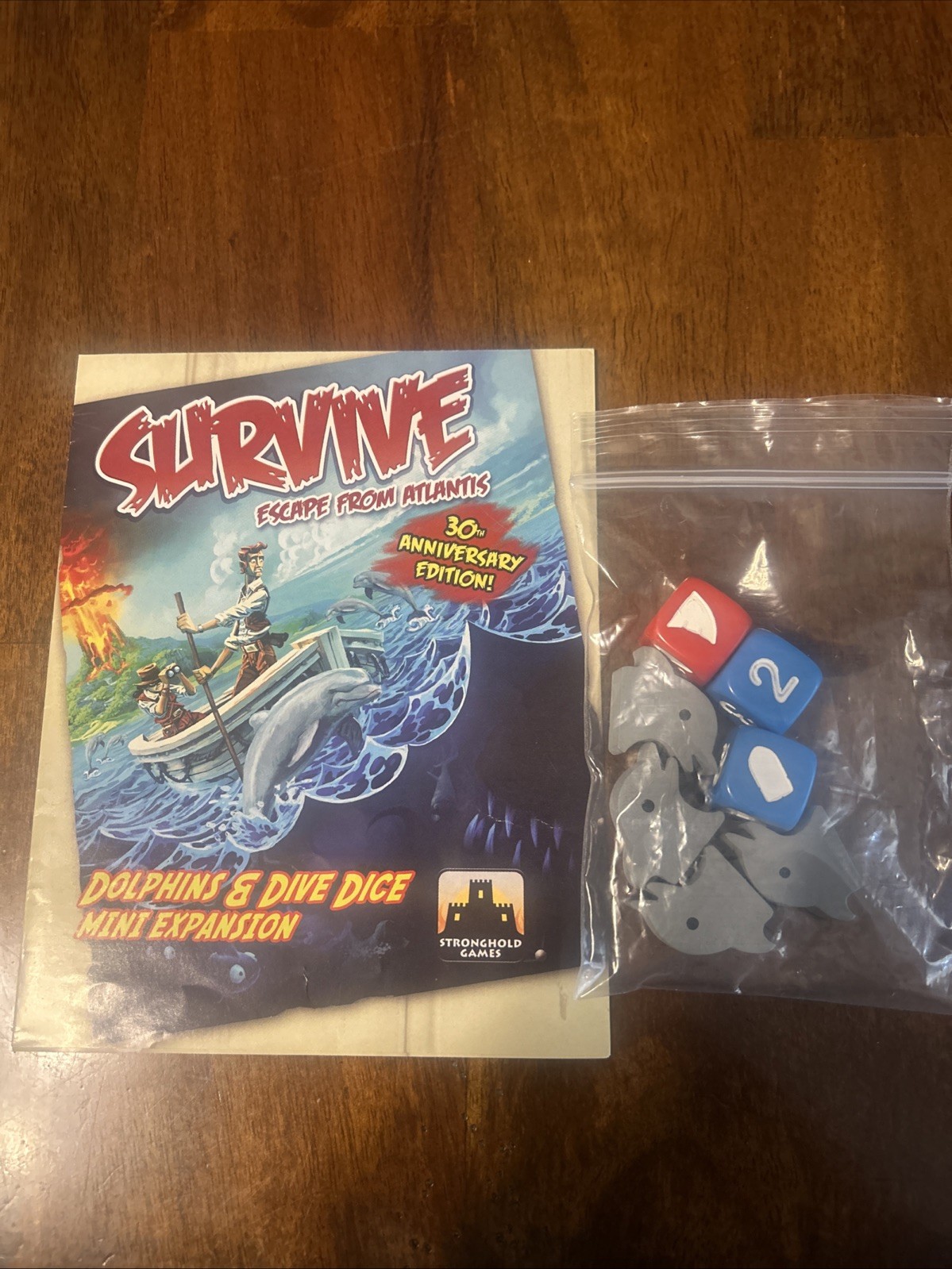 Survive Escape From Atlantis Dolphins & Dive Dice Mini Expansion