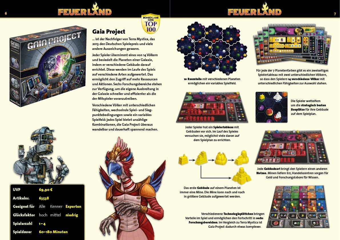 Gaia Project Tierra del Fuego Games Expert Game Board Game Strategy Game Fantasy