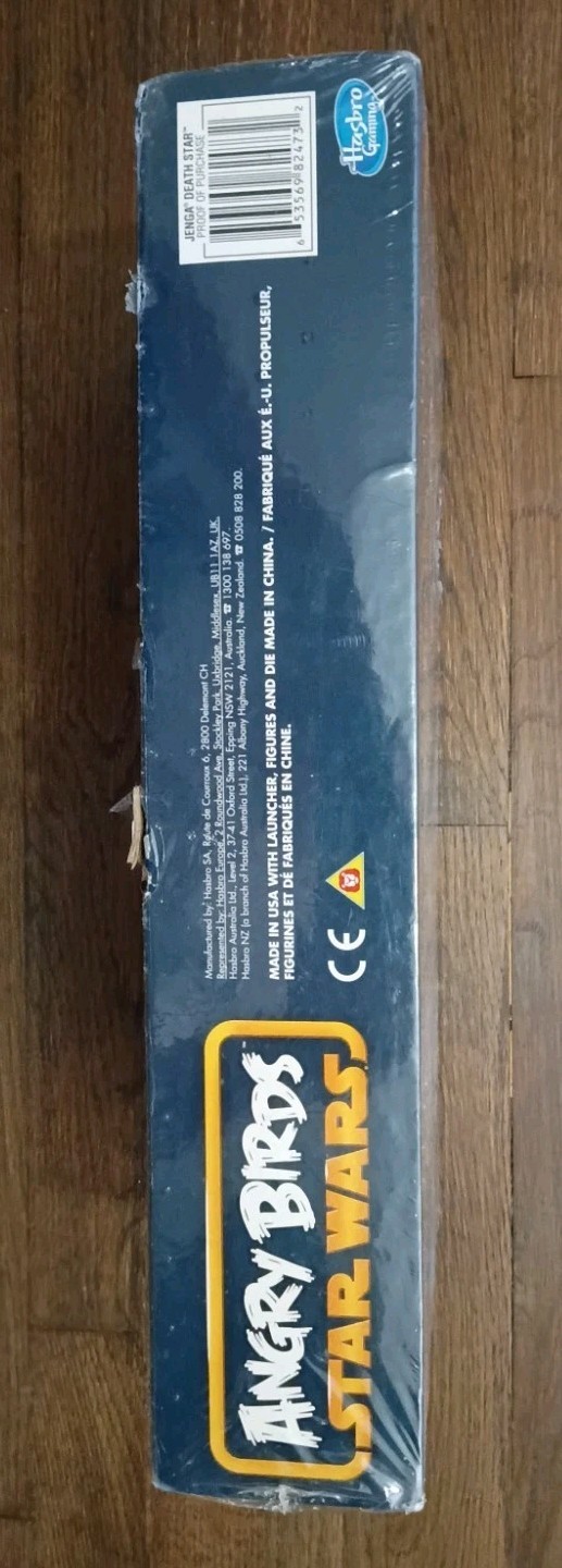 Angry Birds Star Wars Jenga Death Star Game NEW/Sealed **See Pics Of Packaging*
