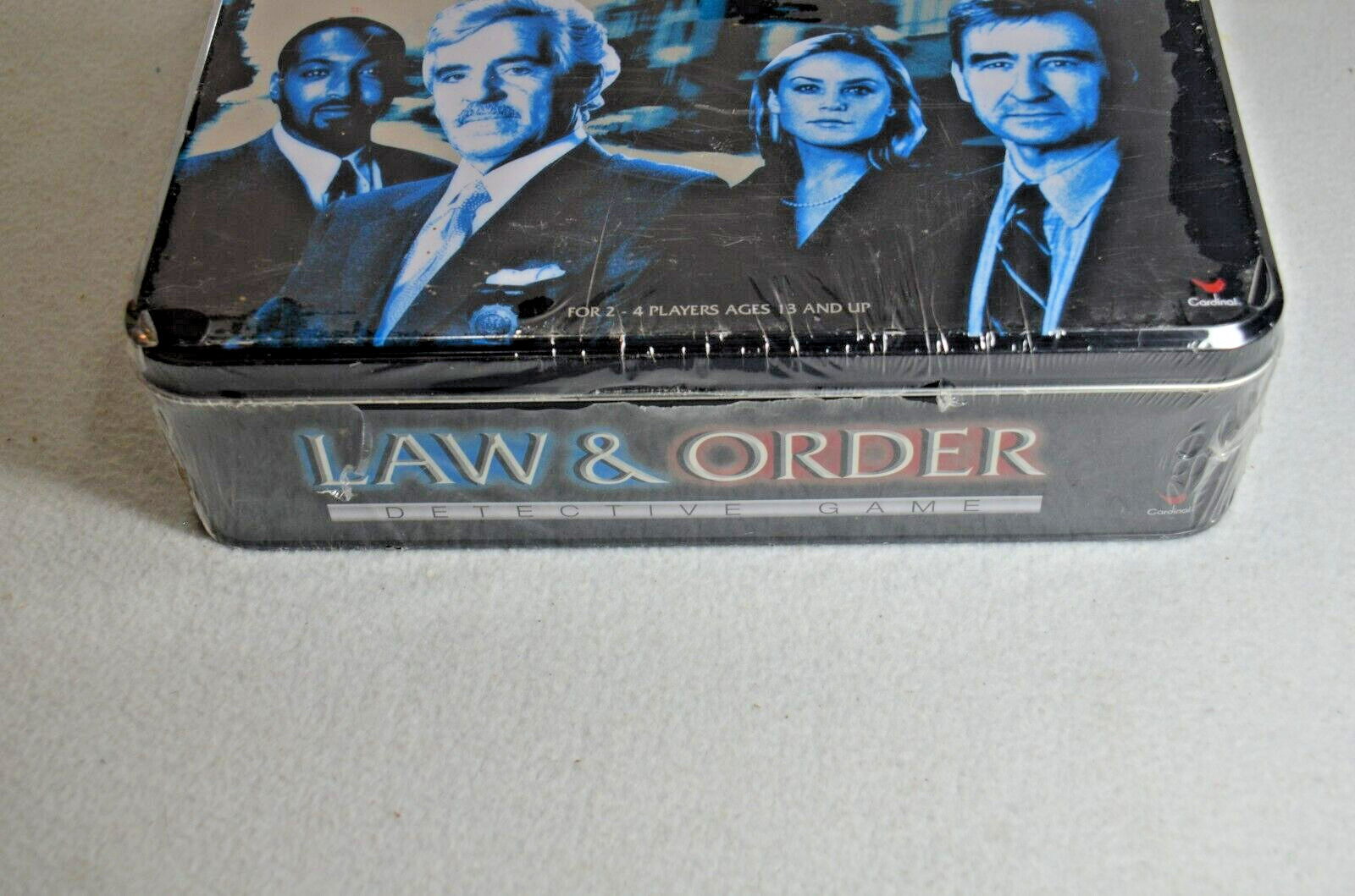 Law & Order Detective Game Tin 2-4 Players Cardinal New Sealed