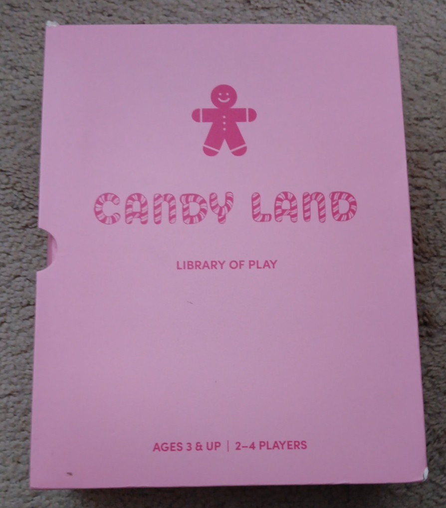 LIbrary of Play : Candy Land; Chess; Clue; Guess Who? Scattergories; Trouble;