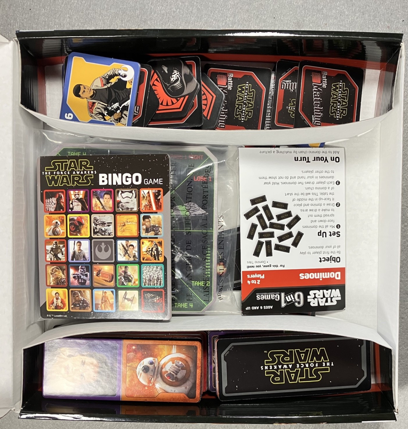 Star Wars the Force Awakens 6 in 1 Game Wonder Forge 810558013601 2015 #1133