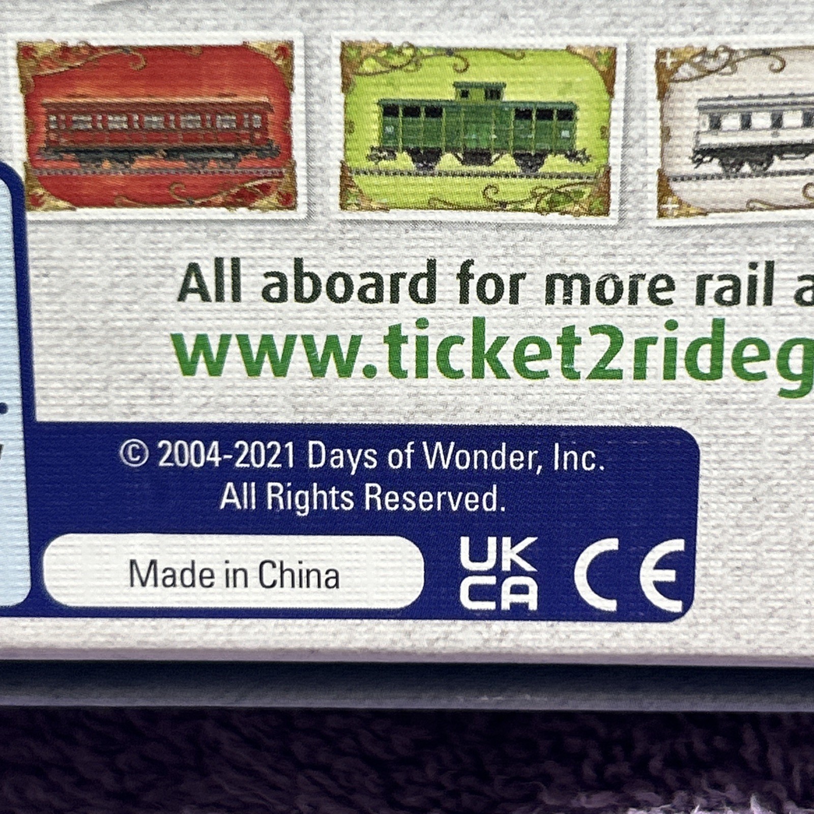 Ticket to Ride Europe Board Game | Alan R. Moon Days of Wonder | NEW Open Box