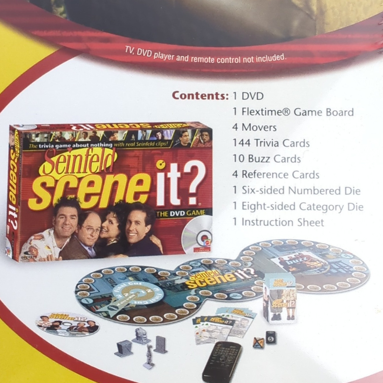 MATTEL SCREENLIFE Seinfeld TV Scene It DVD Board Game 2008 Trivia Set NEW Sealed