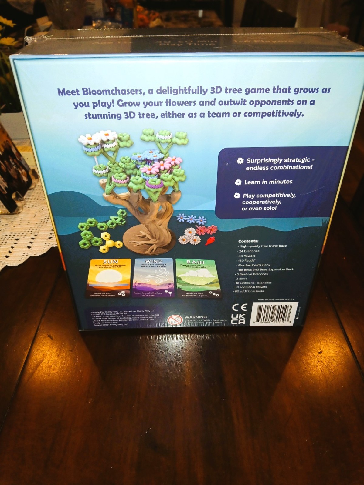 NEW Bloomchasers A Delightfully 3D Game of Flowers and Wits Strategy Board Game