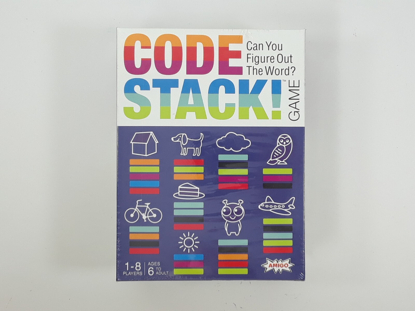 Code Stack! Word Game – Can You Figure Out The Word? by Amigo Games 2019 SEALED