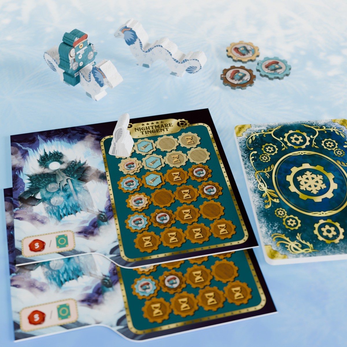 Wondrous Creatures: Winterfall Expansion + Promo Keychain by Bad Comet – SEALED