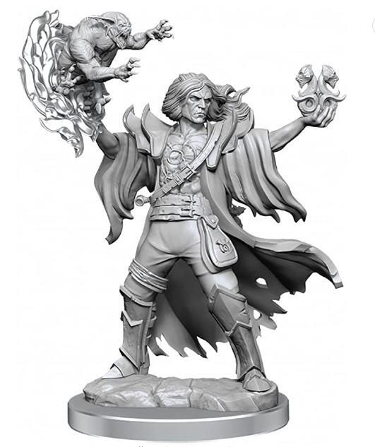 WZK 75039 – Dungeons & Dragons Frameworks: W01 Human Warlock Male