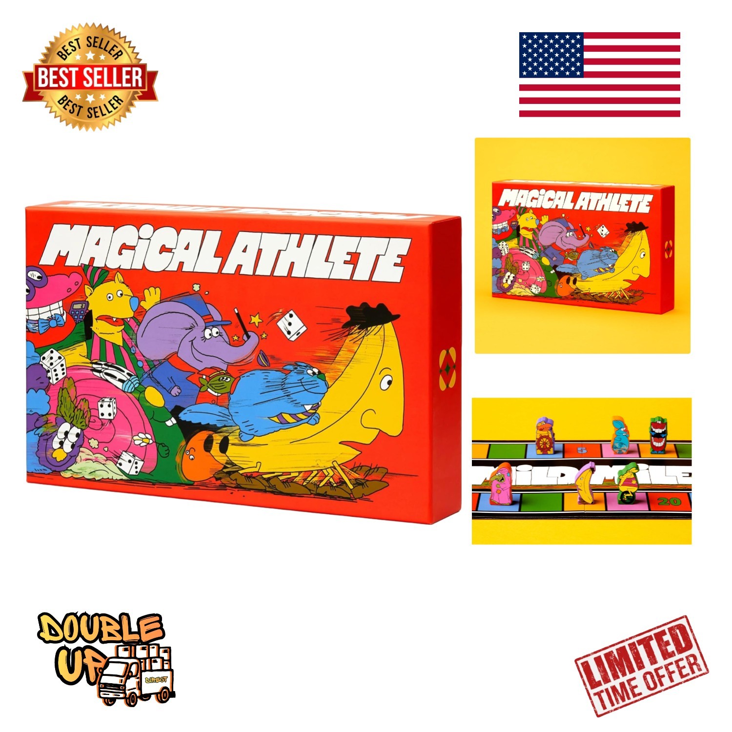 Magical Athlete Board Game – a Party Game of Pure Racing Chaos