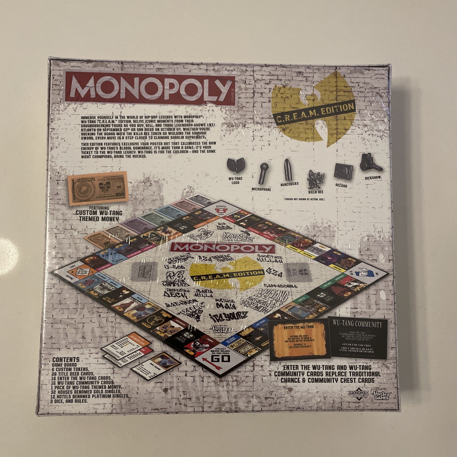 Wu Tang Clan Limited Edition Official Monopoly Board Game Sealed