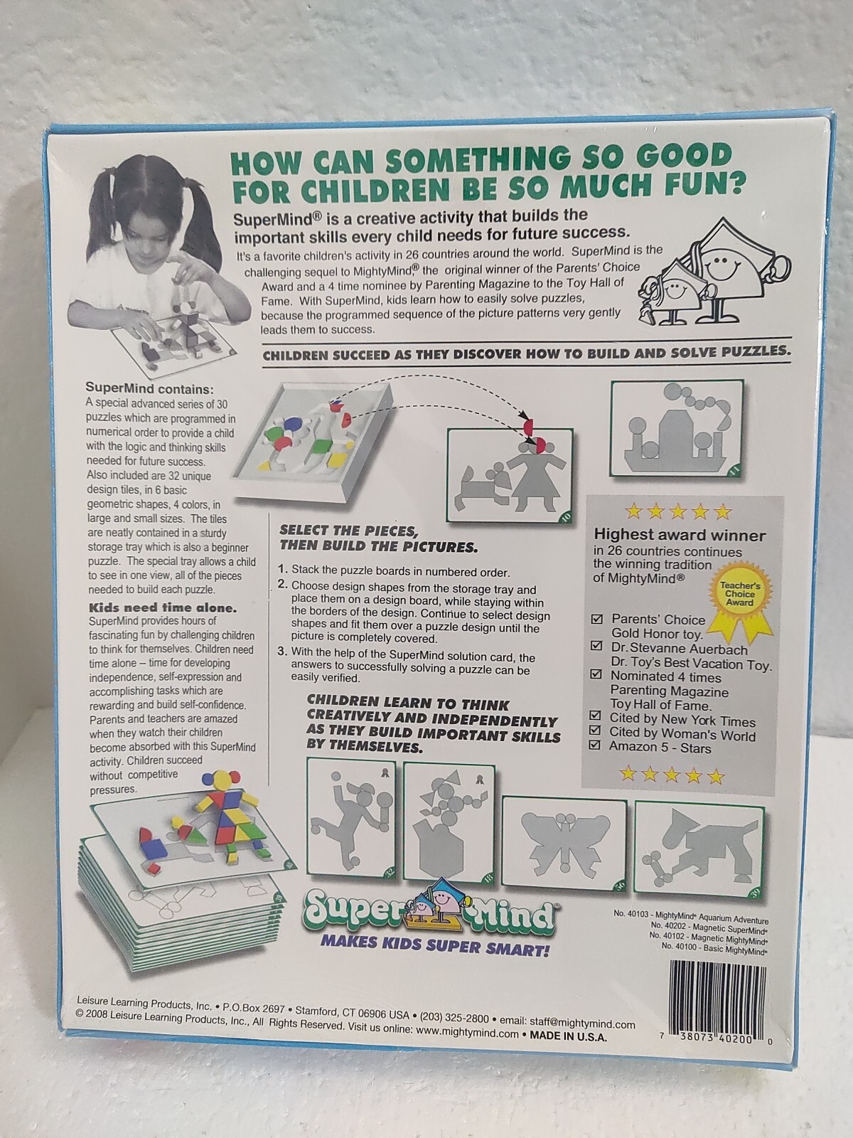 🟠Super Mind Game Makes Kids Smart Keeps Them Busy For Hours NIB 🟠