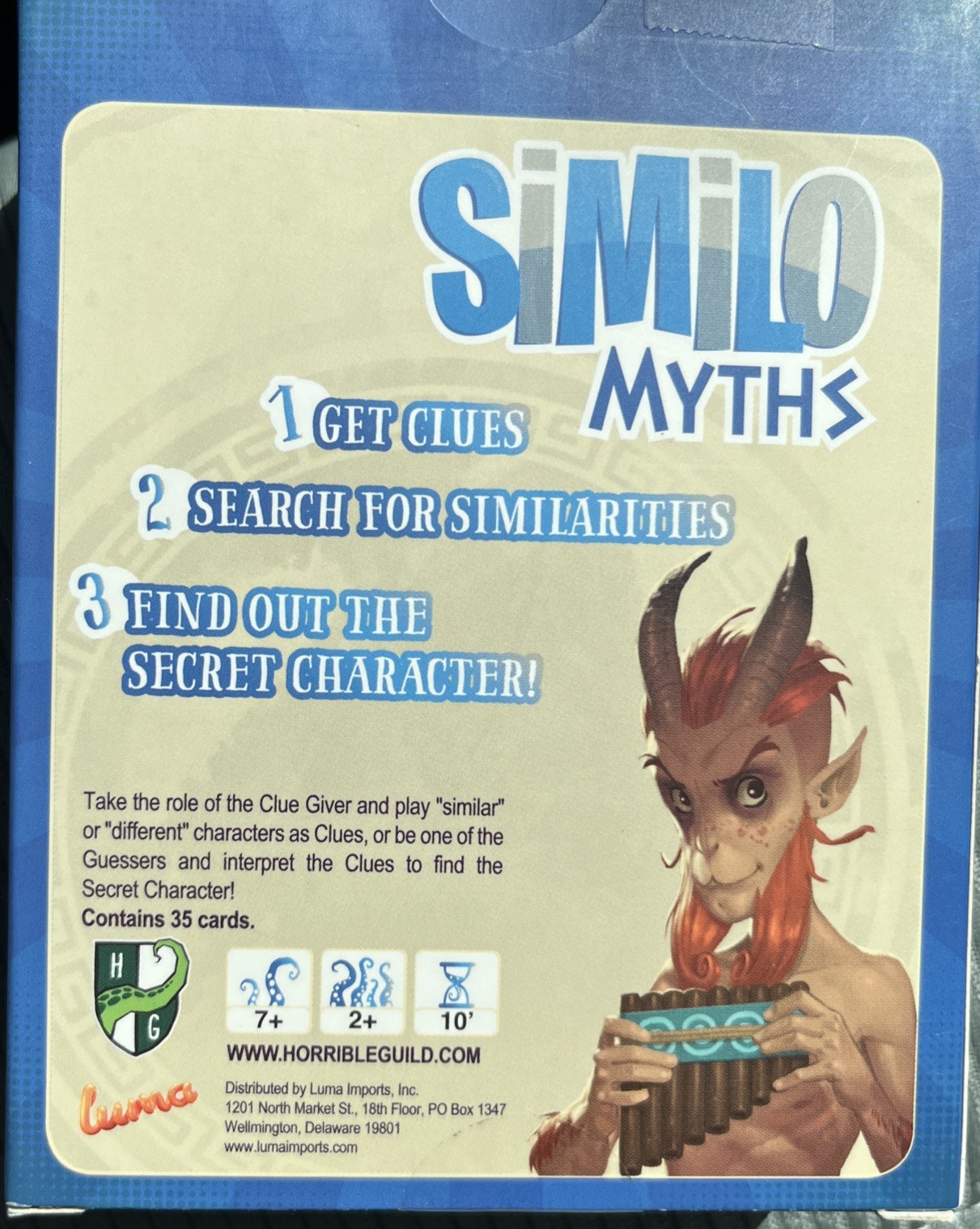 Similo: Myths Card Game – Horrible Games, Luma, 2019