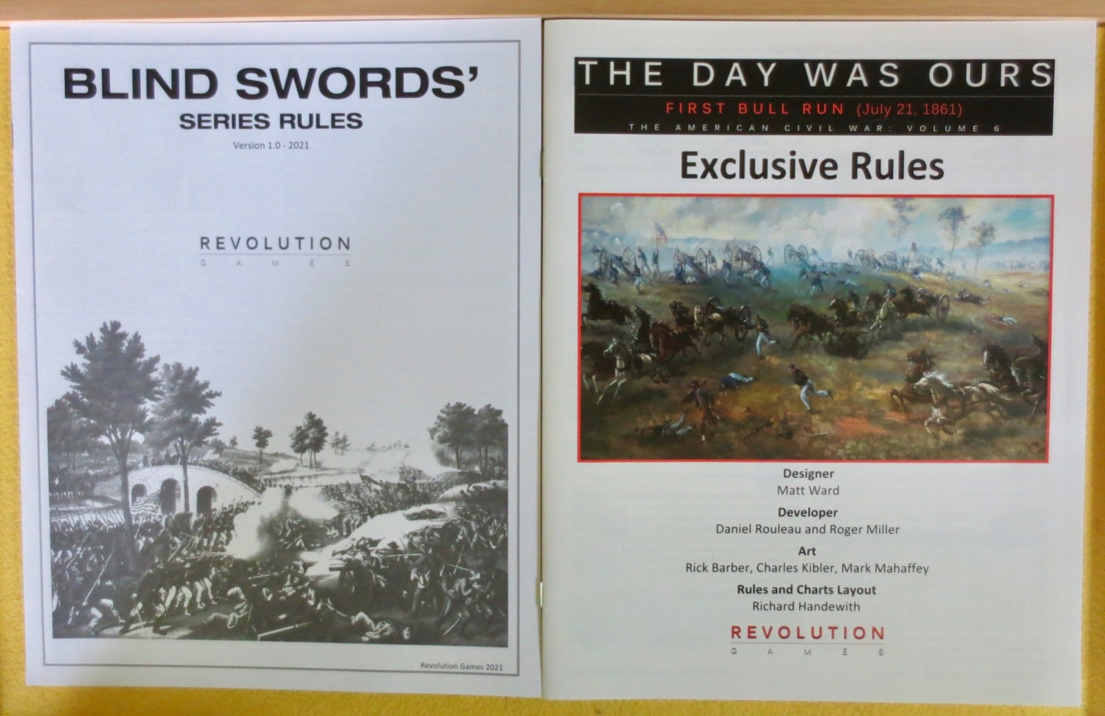 The Day Was Ours: First Bull Run July 21, 1861 Revolution Games 2021 unpunched