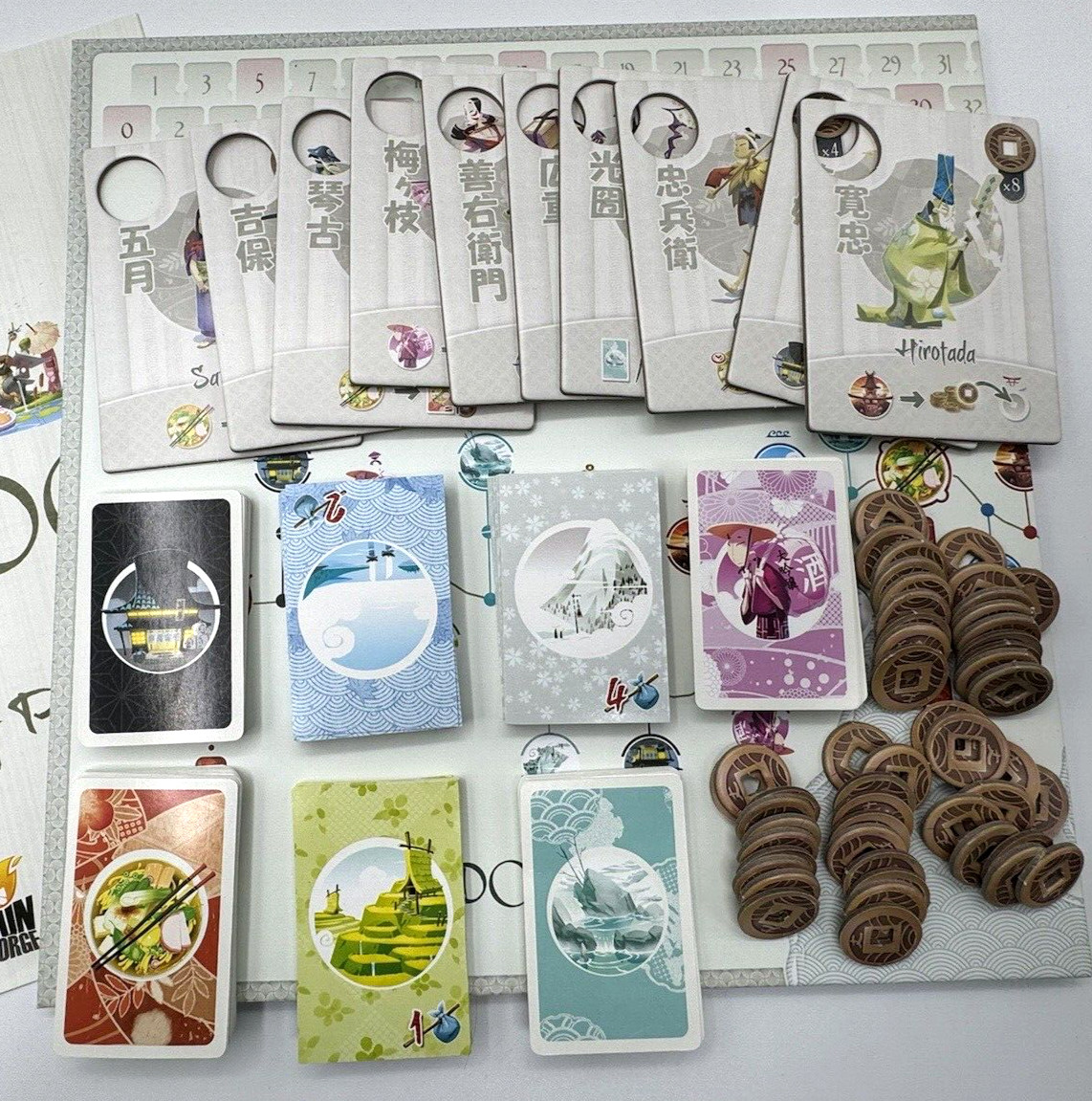 Tokaido Board Game Fun Forge Game COMPLETE